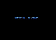 Mountain Bike Racer for Atari 8-bit - Game over.