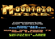 Mountain Bike Racer for Atari 8-bit - Credits screen.