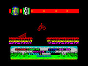 Mountain Bike Racer for ZX Spectrum - Cleared another gap...
