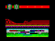 Mountain Bike Racer for ZX Spectrum - Second level; oops, I already crashed!
