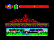 Mountain Bike Racer for ZX Spectrum - Another large hill...