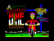 Mountain Bike Racer for ZX Spectrum - Loading screen.