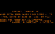 Rocket Lander for IBM PC/Compatibles - We have a perfect landing!