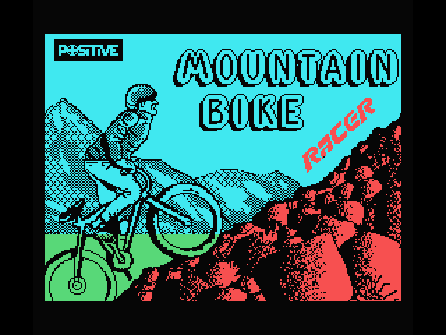 Mountain Bike Racer MSX Screenshot: Loading screen.