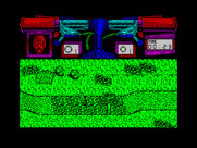 Mountain Bike Racer for ZX Spectrum - Carrying my bike across some rough terrain.
