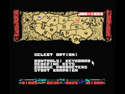 Genghis Khan for MSX - Main menu.