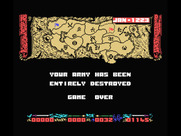 Genghis Khan for MSX - Game over.