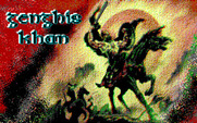 Genghis Khan for IBM PC/Compatibles - Title screen.