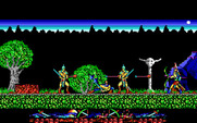 Genghis Khan for IBM PC/Compatibles - Ducking under arrows being shot at me.