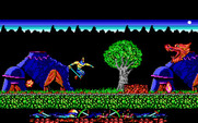 Genghis Khan for IBM PC/Compatibles - A giant wolf's head attacks!