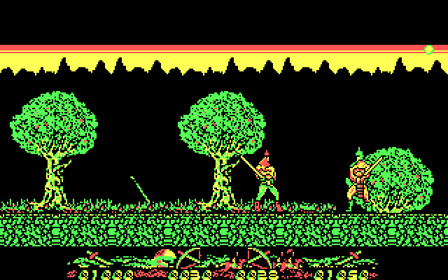 Genghis Khan IBM PC/Compatibles Screenshot: The fight begins!