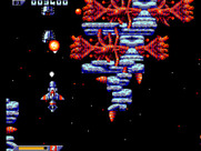 Xenon 2: Megablast for Sega Master System - Blasting opponents...