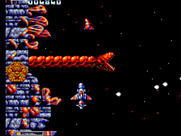 Xenon 2: Megablast for Sega Master System - Game demo mode.