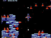 Xenon 2: Megablast for Sega Master System - Another wave of enemies appears...