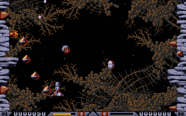 Xenon 2: Megablast Sharp X68000 Screenshot: Game start.