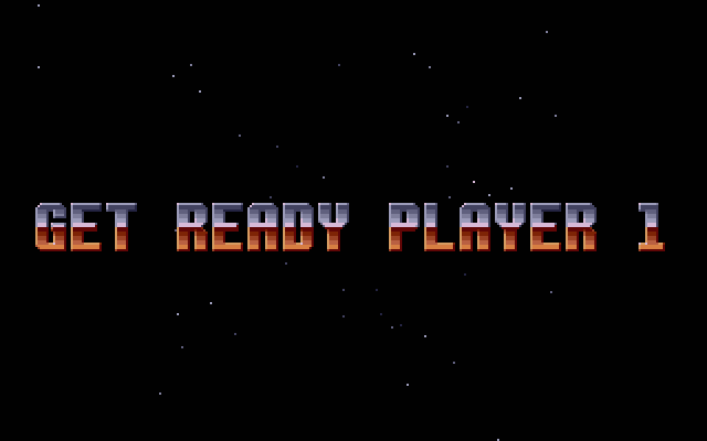 Xenon 2: Megablast Sharp X68000 Screenshot: Get ready player 1!