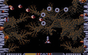 Xenon 2: Megablast for Sharp X68000 - Another enemy formation appears...