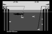 Fishing Derby for Atari 2600 - The shark is in the way again!