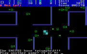 Snipes for IBM PC/Compatibles - Game over.
