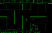 Snipes for IBM PC/Compatibles - Game over.