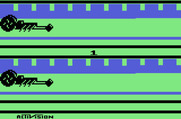 Dragster for Atari 2600 - Starting screen.