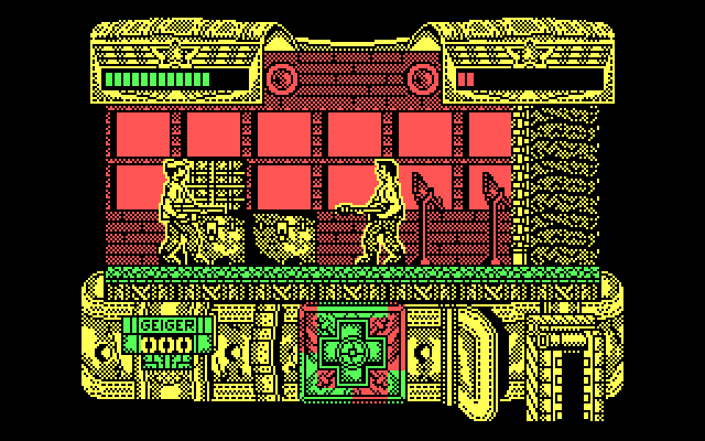Mambo IBM PC/Compatibles Screenshot: Up on another floor...