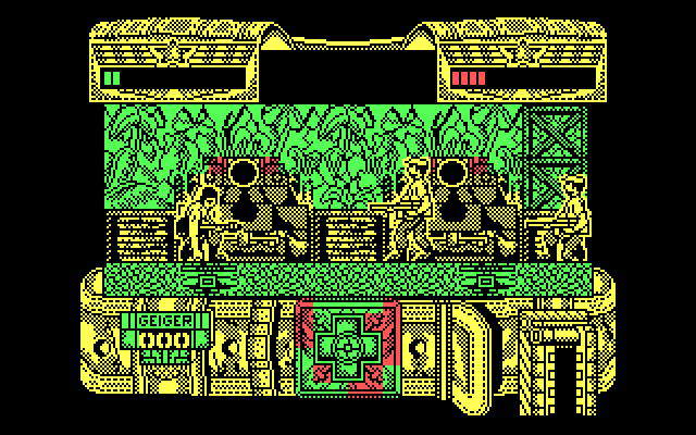 Mambo IBM PC/Compatibles Screenshot: Disarming a mine...