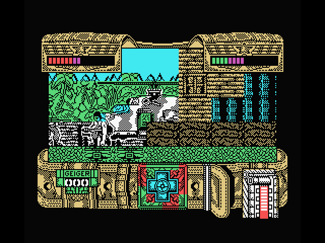 Mambo MSX Screenshot: More mines...these things are everywhere!