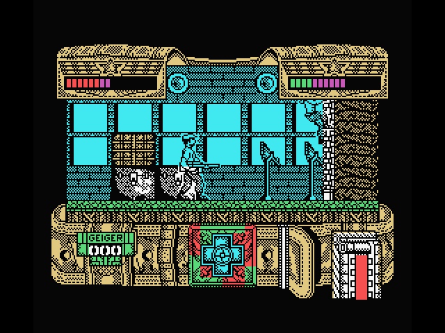 Mambo MSX Screenshot: Climbing up further...