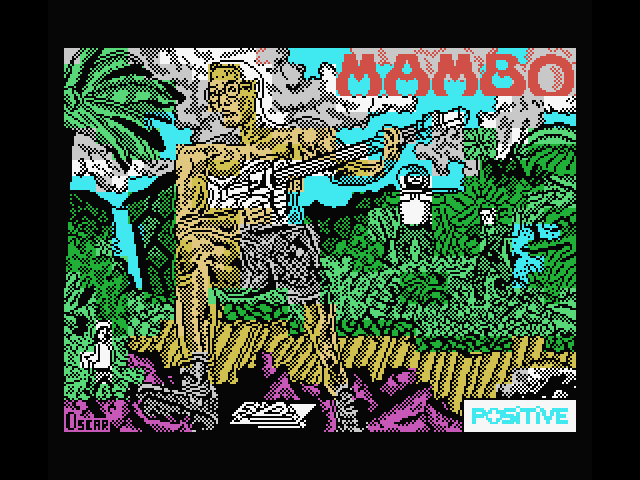 Mambo MSX Screenshot: Loading screen.