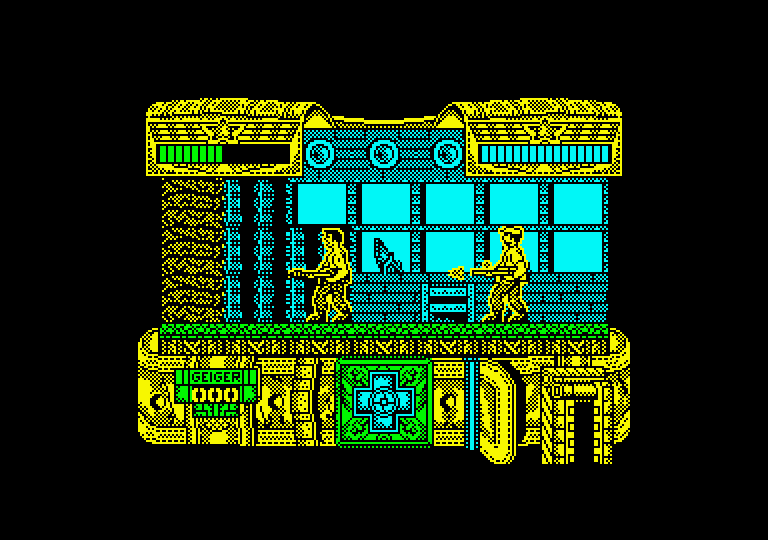Mambo Amstrad CPC Screenshot: Looks like a dead end...