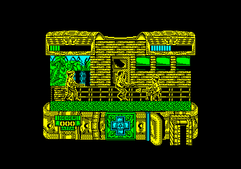 Mambo Amstrad CPC Screenshot: Exploration continues...