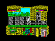 Mambo for ZX Spectrum - An enemy opens fire!