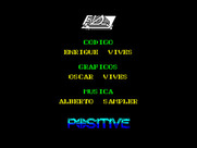 Mambo for ZX Spectrum - Credits screen.