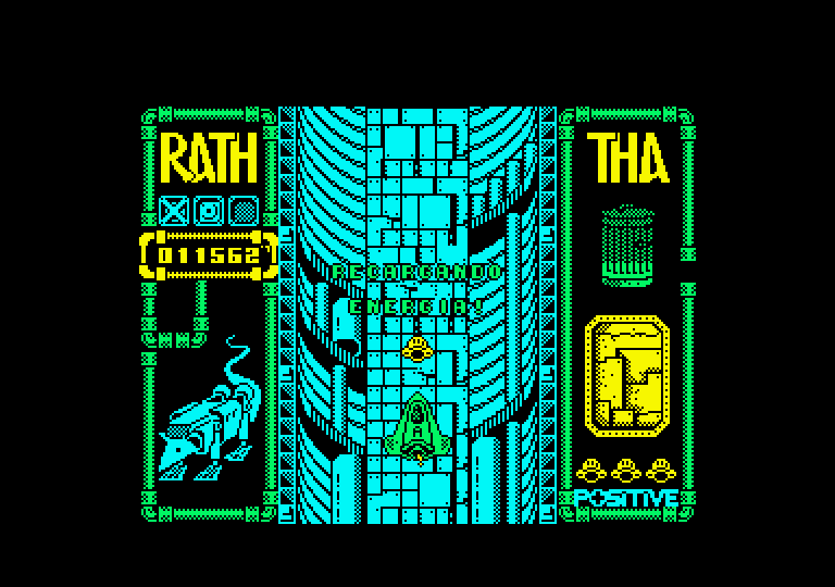 Rath-Tha Amstrad CPC Screenshot: First level completed!