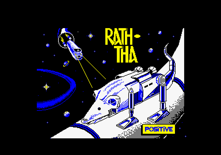 Rath-Tha Amstrad CPC Screenshot: Loading screen.