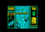 Rath-Tha for Amstrad CPC - A barrier blocks the path!