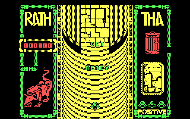 Rath-Tha IBM PC/Compatibles Screenshot: Game start.