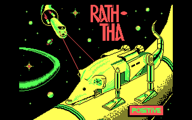 Rath-Tha IBM PC/Compatibles Screenshot: Title screen.