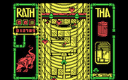 Rath-Tha for IBM PC/Compatibles - Shoot the TNT to destroy the barrier.
