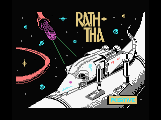 Rath-Tha MSX Screenshot: Loading screen.