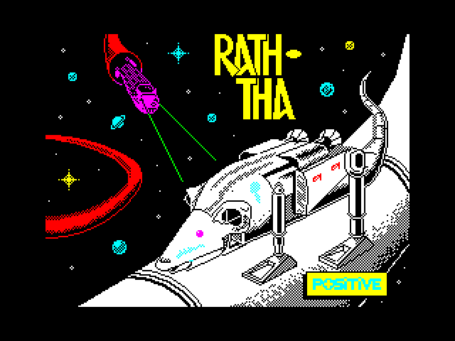 Rath-Tha ZX Spectrum Screenshot: Loading screen.