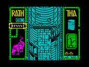 Rath-Tha for ZX Spectrum - Don't crash into the barrier ahead!