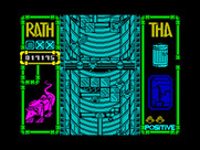 Rath-Tha for ZX Spectrum - Shoot the TNT to destroy the barrier.