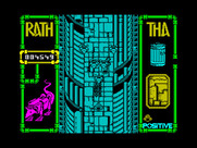 Rath-Tha for ZX Spectrum - Blasting opponents...