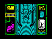 Rath-Tha for ZX Spectrum - Here comes the first wave of enemies...