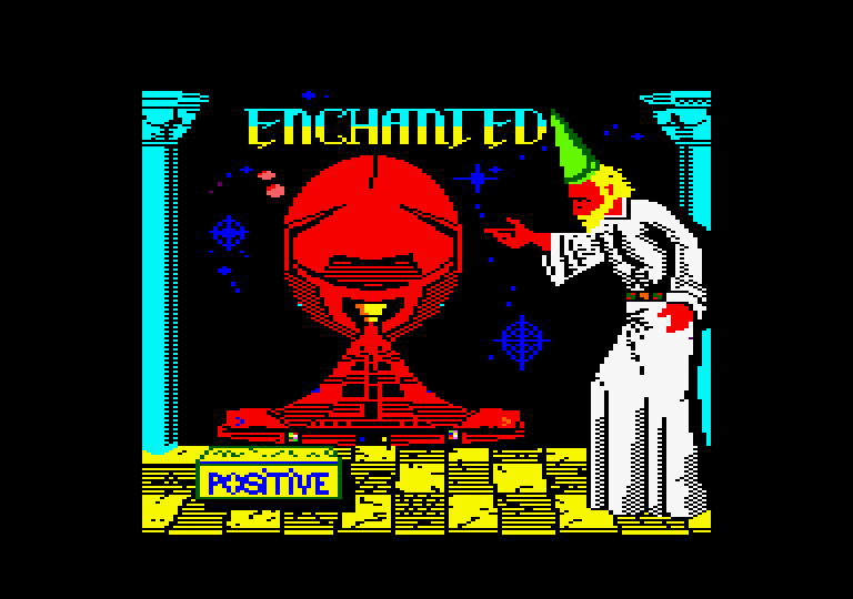 Enchanted Amstrad CPC Screenshot: Loading screen.