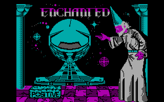 Enchanted IBM PC/Compatibles Screenshot: Loading screen.