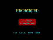 Enchanted for ZX Spectrum - Main menu.