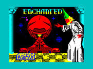 Enchanted for ZX Spectrum - Loading screen.